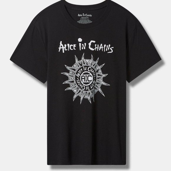 torrid Tops - Torrid Alice In Chains Relaxed Fit Boxy Tunic Tee 1X 1 14/16 Plus Size NWT